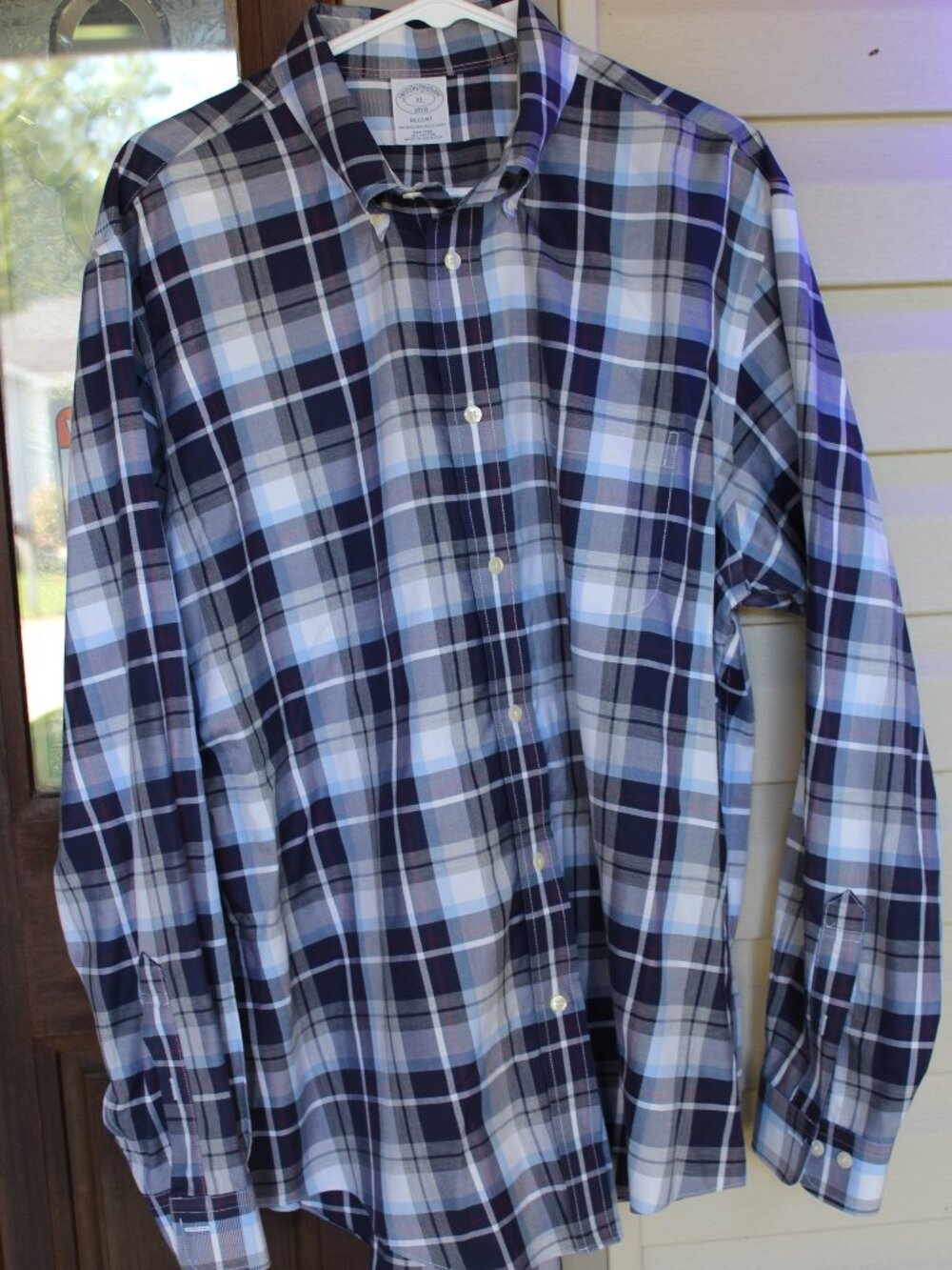 Brooks Brothers Long Sleeve Plaid XL 1818 Regent